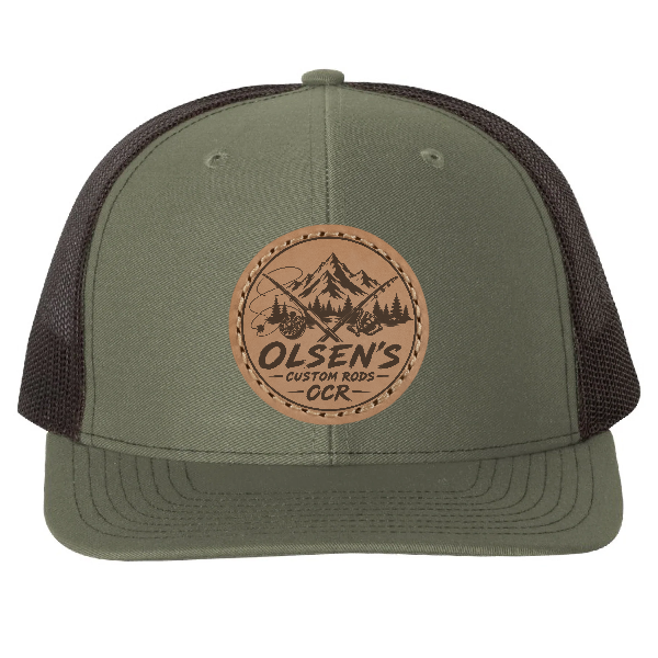 Richardson 112 custom leather patch hat