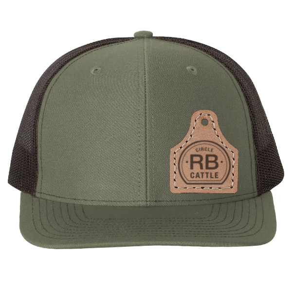 Richardson 112 custom leather patch hat