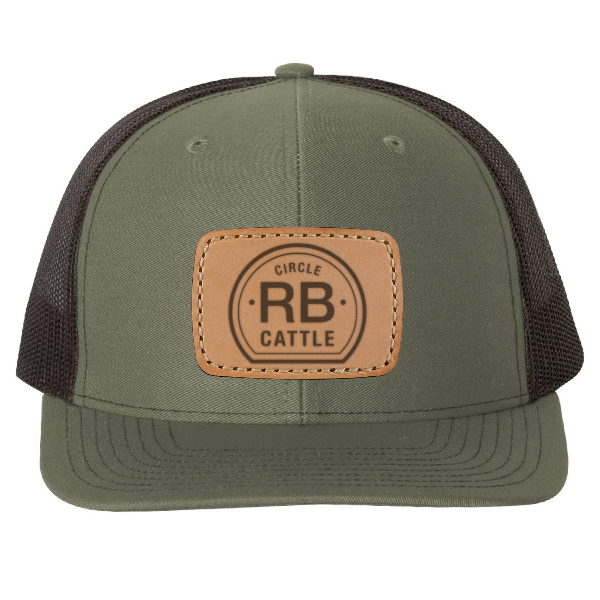 Richardson 112 custom leather patch hat