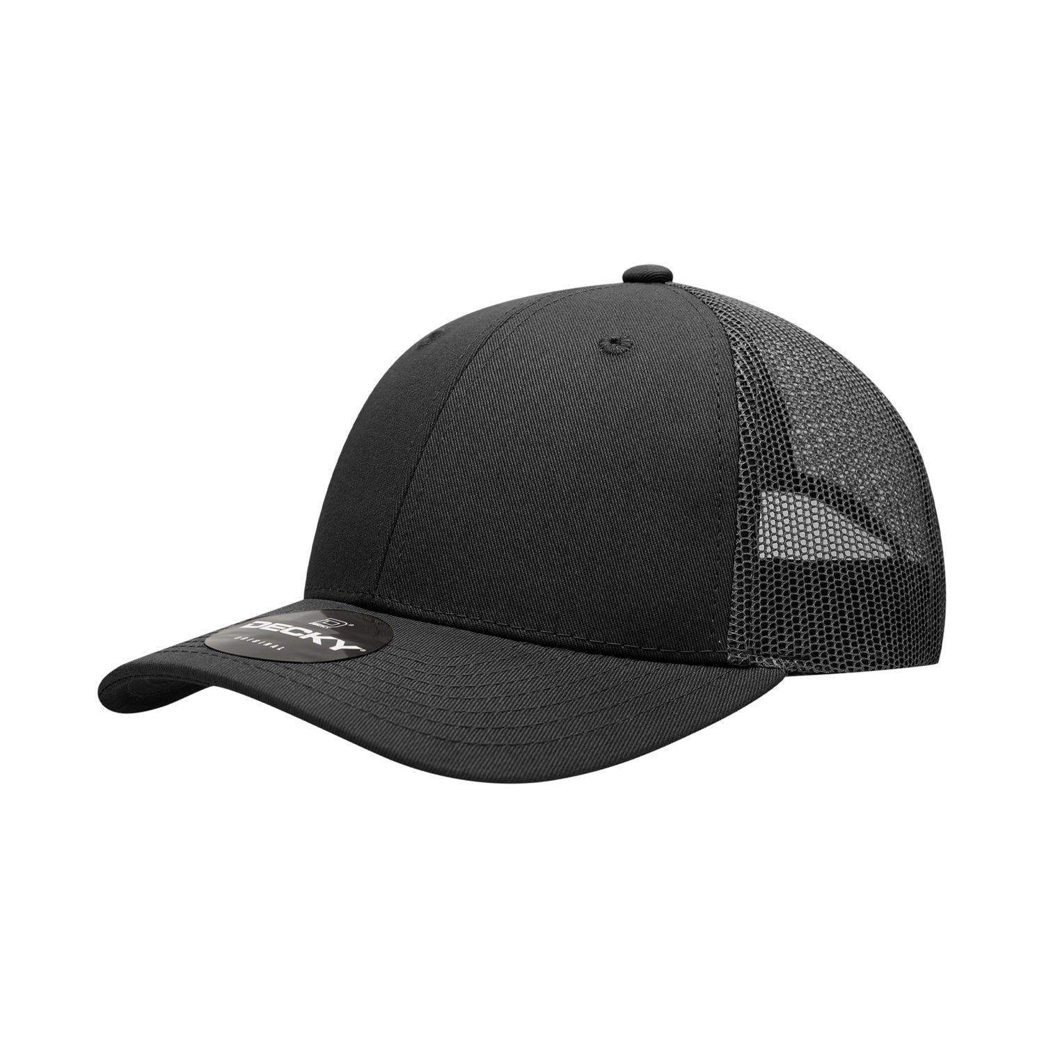 214 Decky Classic 6 Panel Low Profile Structured Cotton Trucker