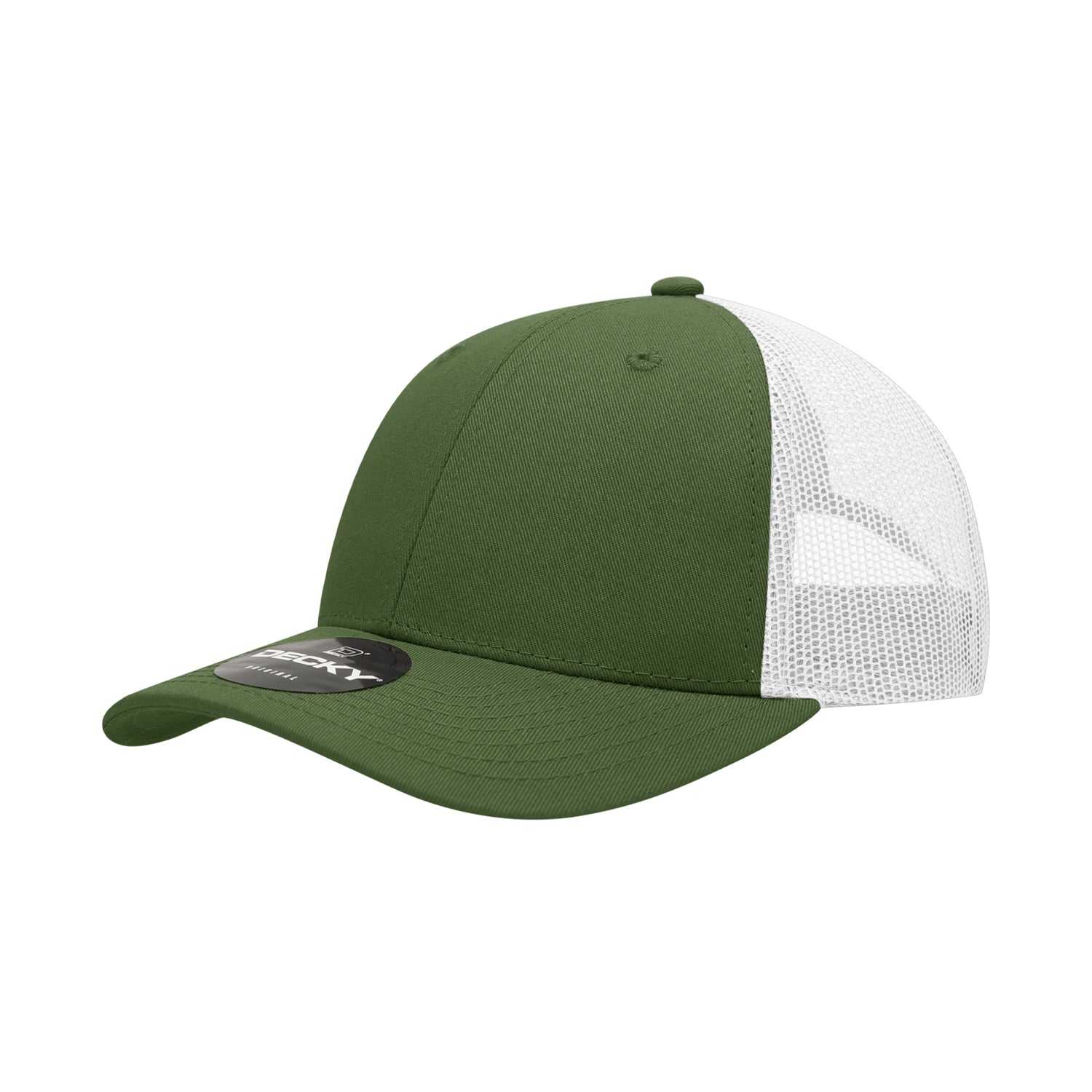 214 Decky Classic 6 Panel Low Profile Structured Cotton Trucker