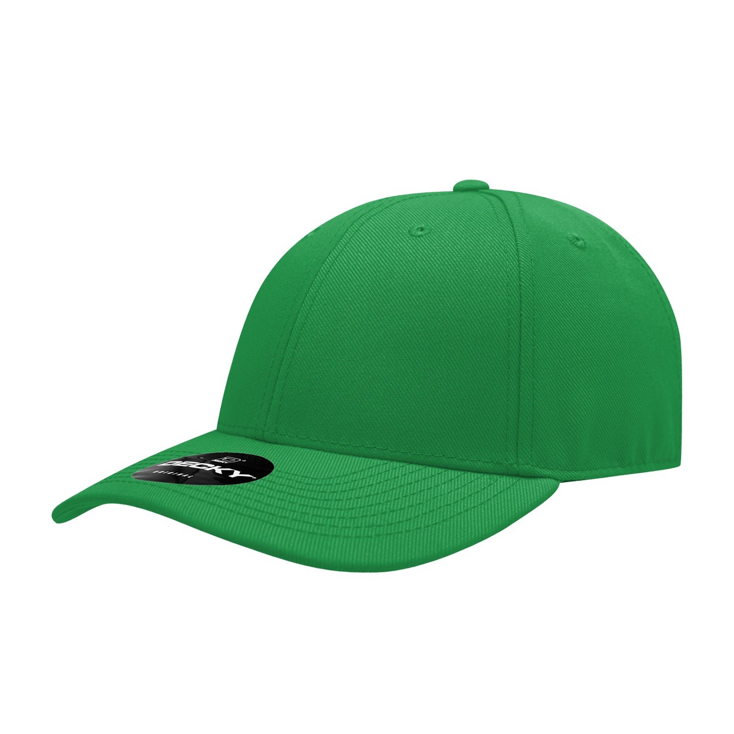402 Decky Classic 6 Panel High Profile Structured Acrylic/Polyester Fitted