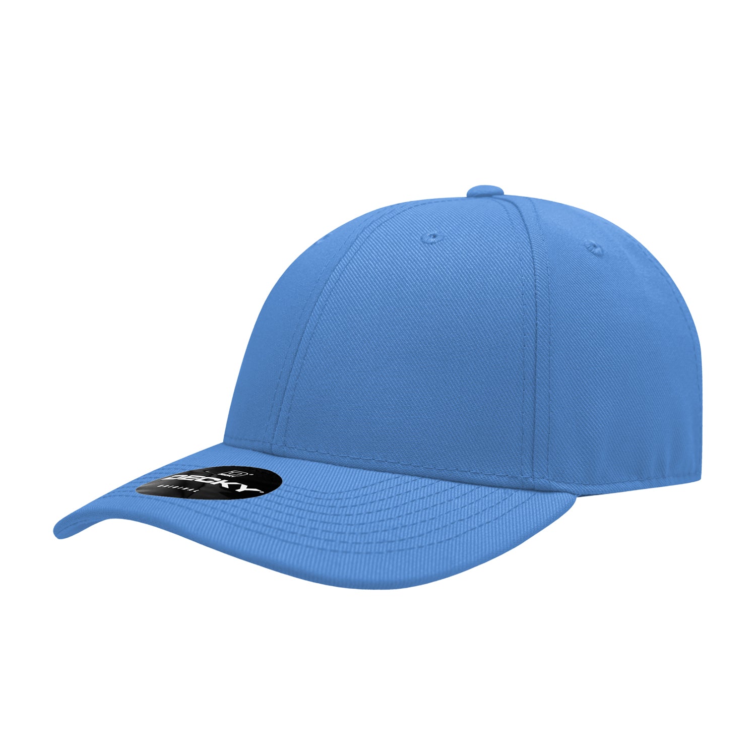 402 Decky Classic 6 Panel High Profile Structured Acrylic/Polyester Fitted