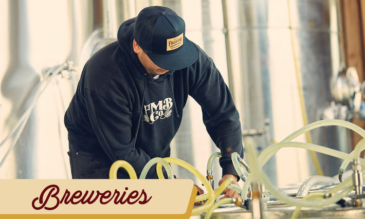 Leather Patch hat featured in the brewery industry