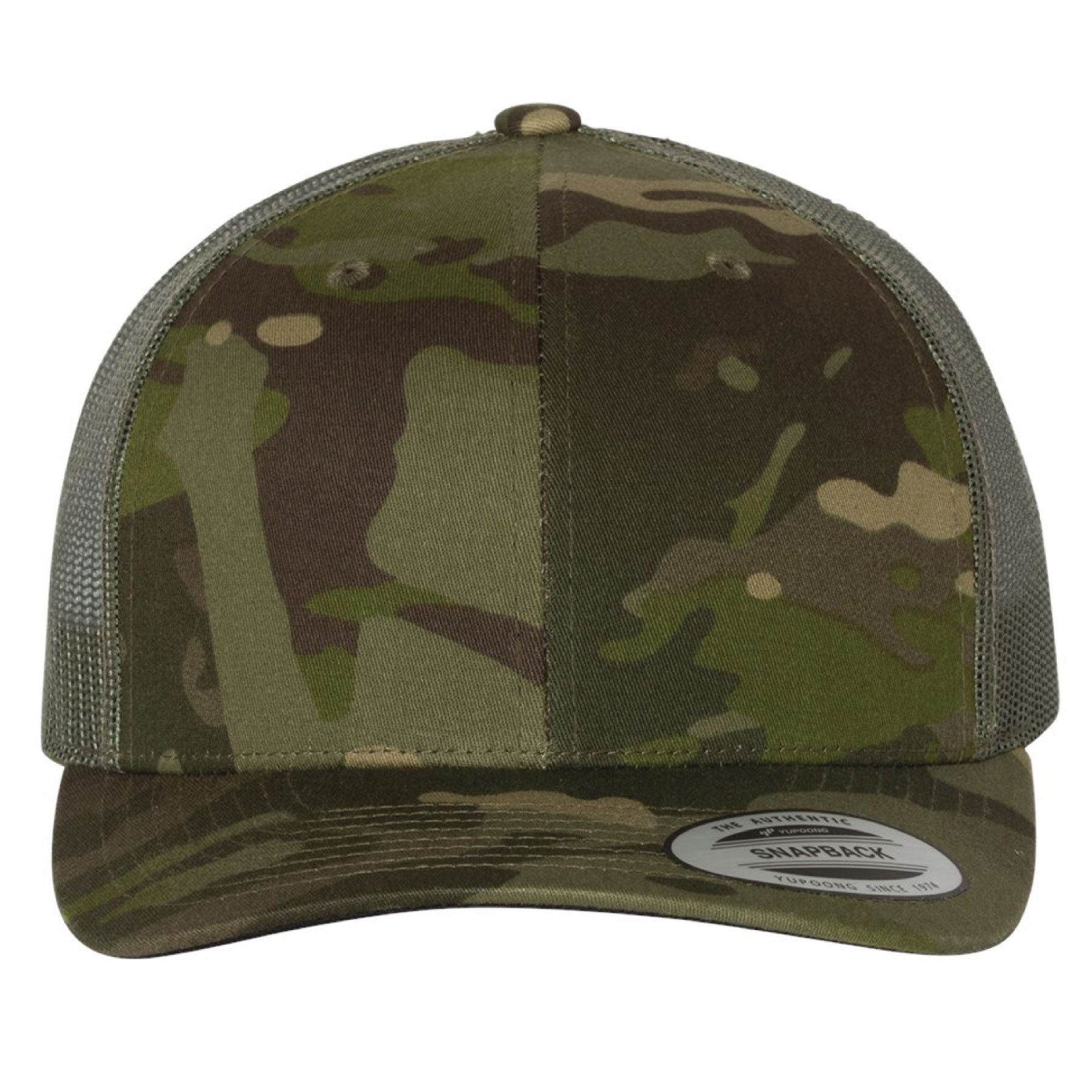 Yupoong 6606 Camo Options Retro Trucker Cap