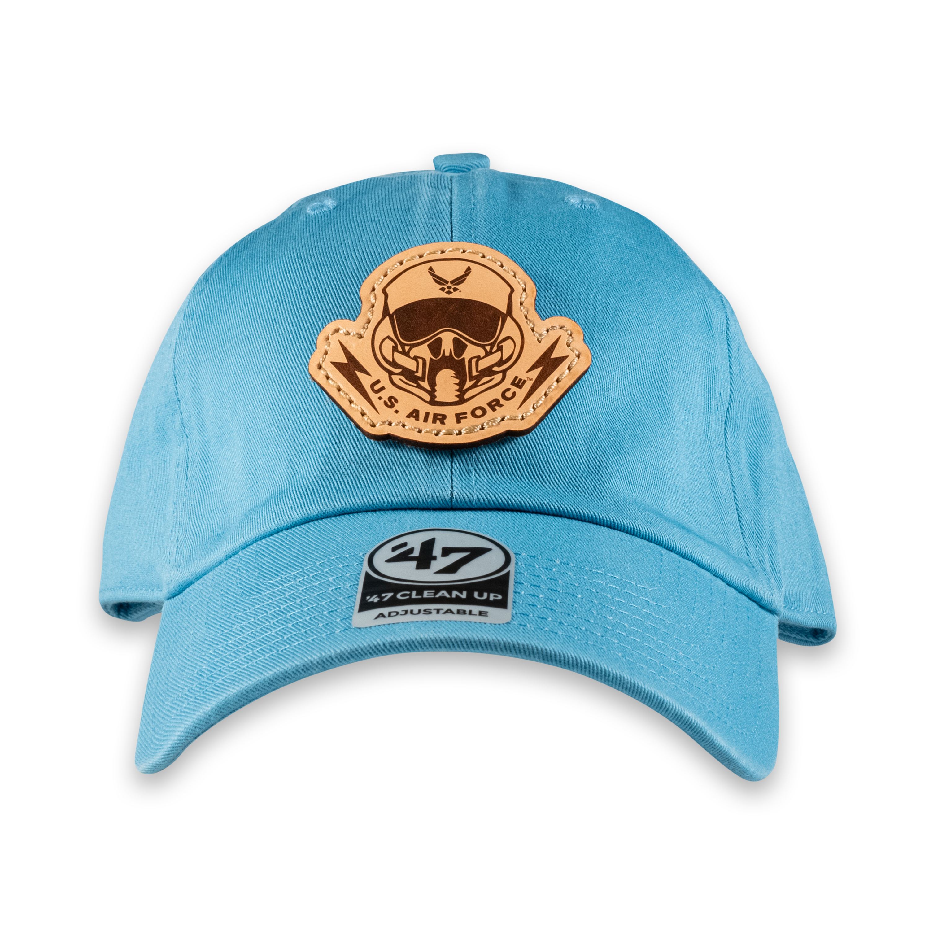 Pilot's Mask Dad Hat- Officially Licensed Leather Patch Hat