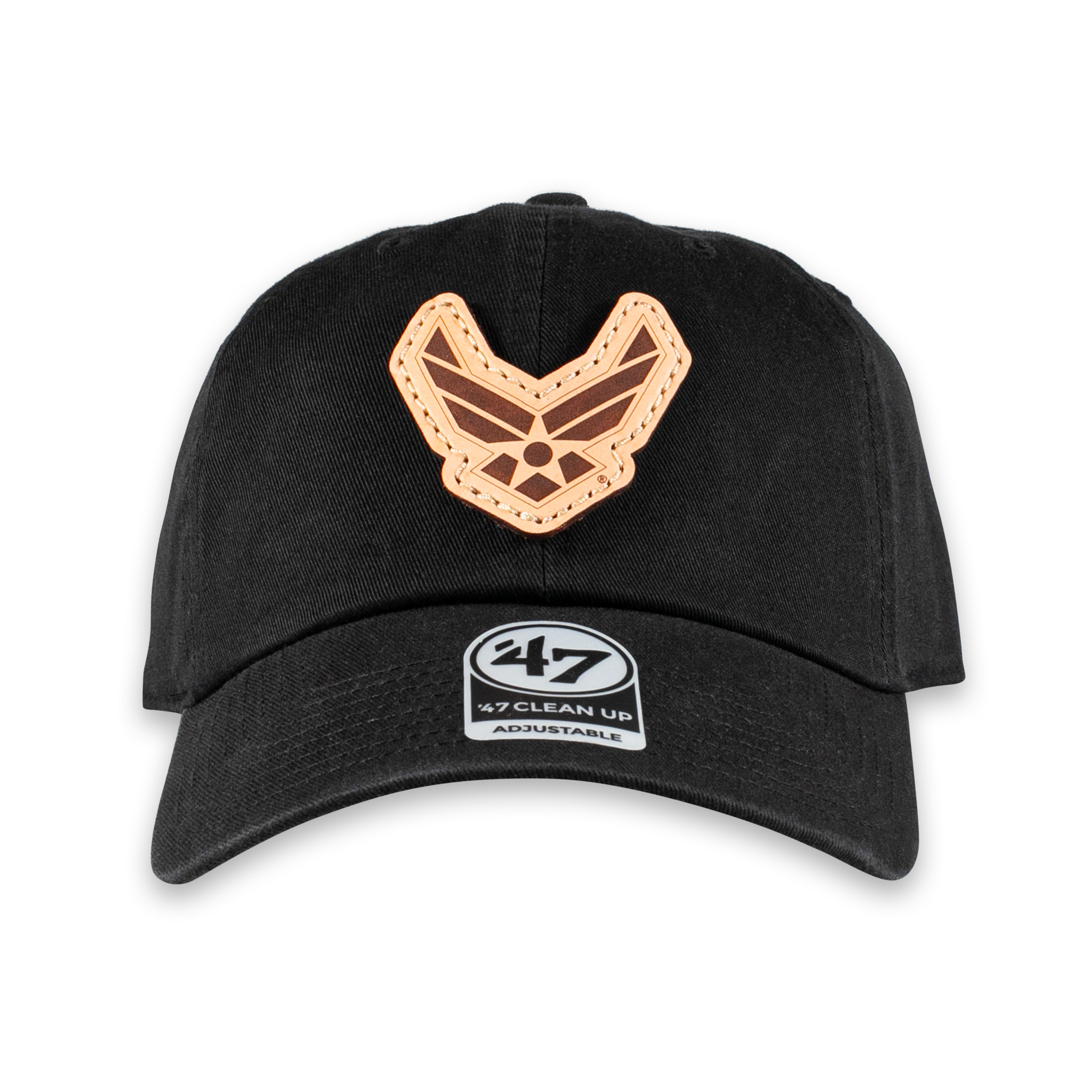 U.S. Air Force Emblem Dad Hat- Officially Licensed Leather Patch Hat