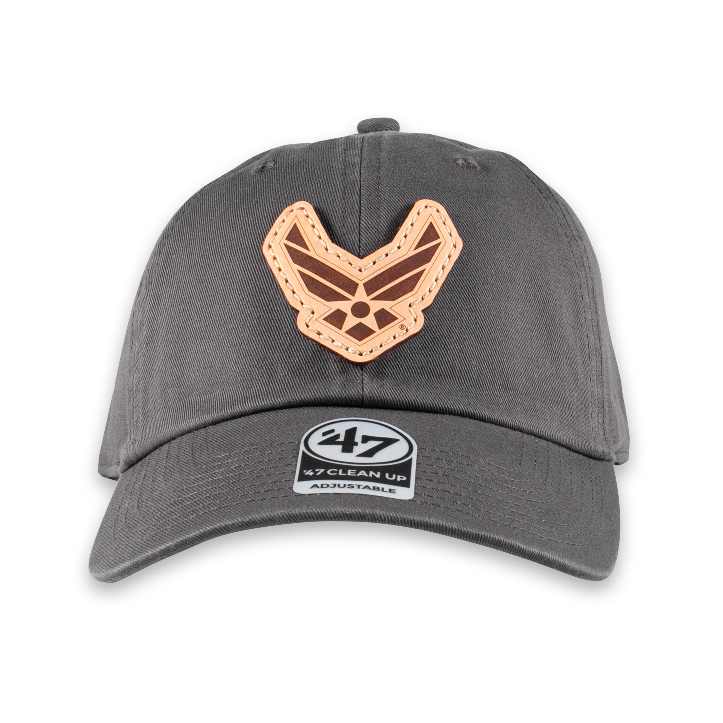 U.S. Air Force Emblem Dad Hat- Officially Licensed Leather Patch Hat