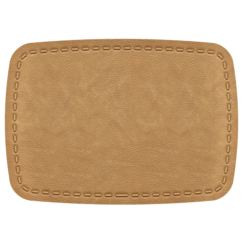 Natural Rounded rectangle shaped patch