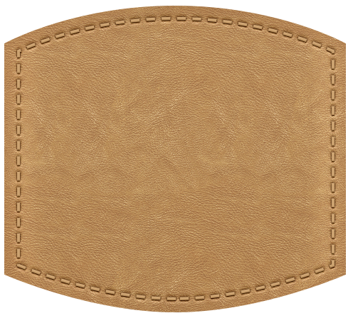 Natural custom shaped patch